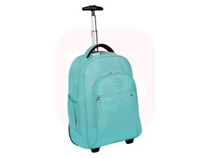 Mochila de Rodinha Rolling Verde Água - Sestini