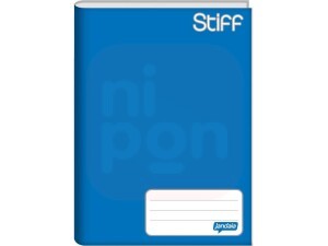 Caderno Brochura 1/4 Capa Dura 48Fls AZUL STIFF