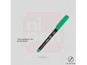 Caneta Marcador Brush Aquarelável CIS - Verde claro