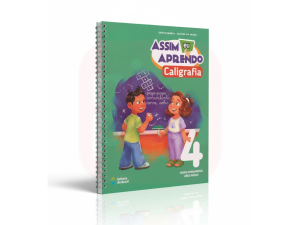 Livro Assim Eu Aprendo Caligrafia 4